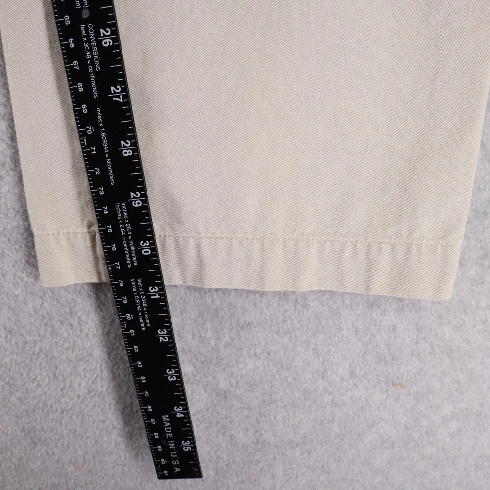 Banana Republic Pants Mens 34x32 Chino Khaki Flap Pocket Casual Flat Front Beige